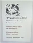 Verboden om karper mee te nemen uit het water van HSV Zwartewaterland